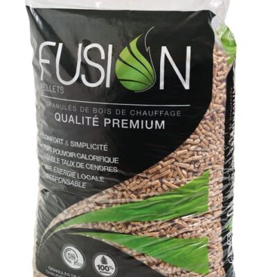 Granulés de bois FUSION en sac, 15 kg